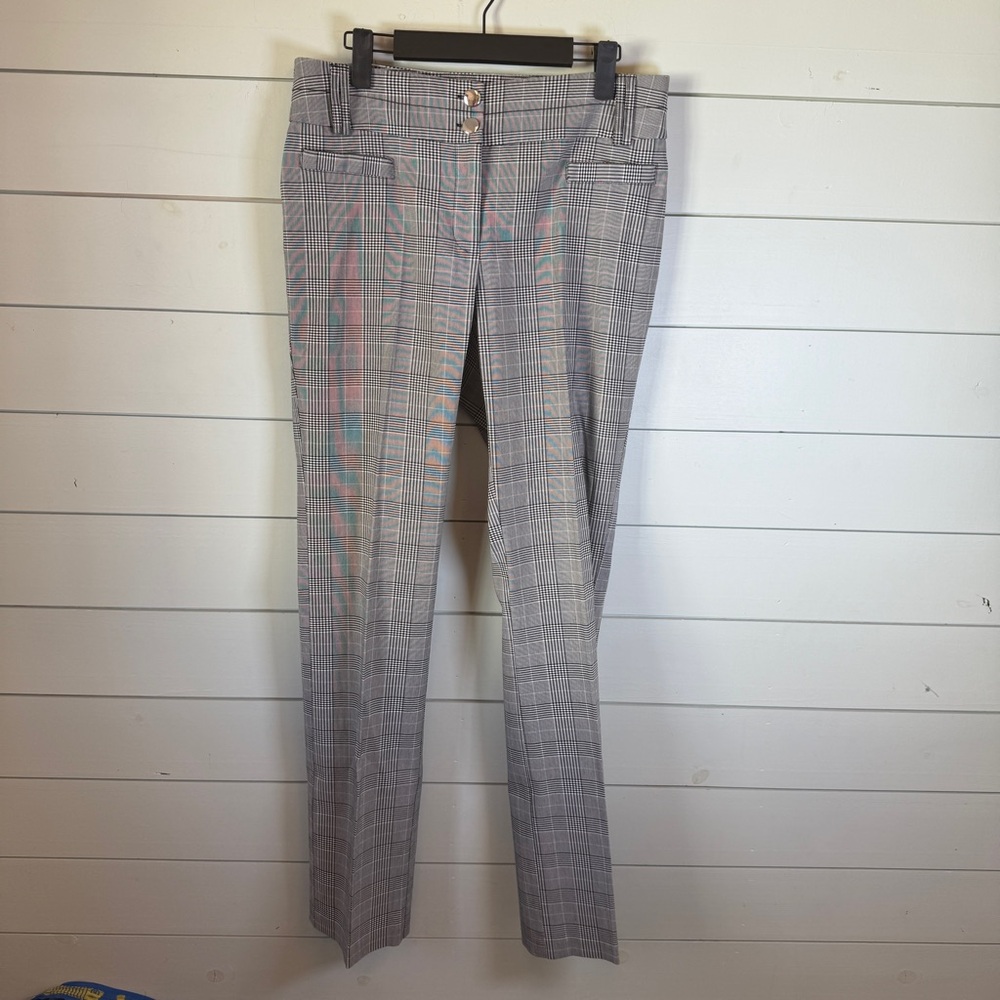 SOHO plaid‎ gray dress pants women's size 8